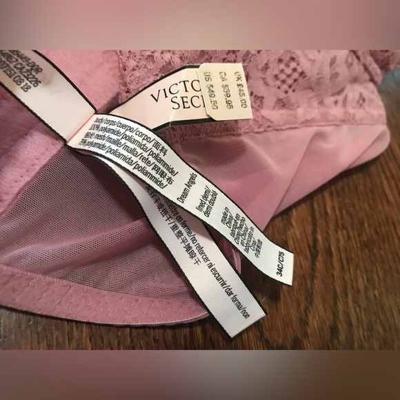 Dream Angels Victoria’s Secret Lined Demi Double Demi 34 C Bra Bustier Lace NWT - Picture 5 of 9